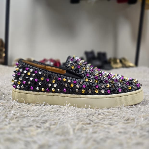 크리스찬 루부탱 스터드 로퍼 38