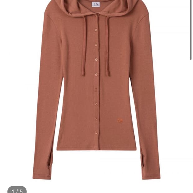 (구해요)EARTHJIGU HOODIE WARMER CARDIGAN