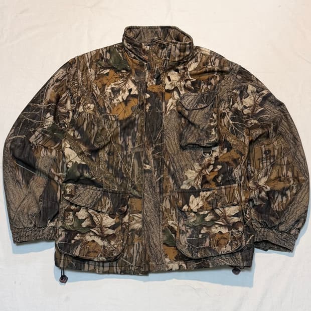 90s 리얼트리 멀티포켓 카모 유틸리티 워크자켓