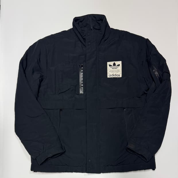 아디다스 미니멀 패디드 자켓 점퍼 2XL 블랙