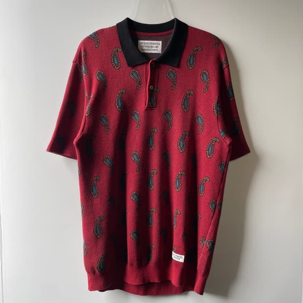 와코마리아 페이즐리 PK 티셔츠