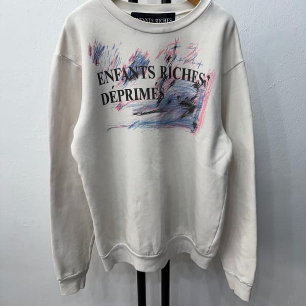 정품) 앙팡리쉬 데프리메 여성 흰색 맨투맨 S