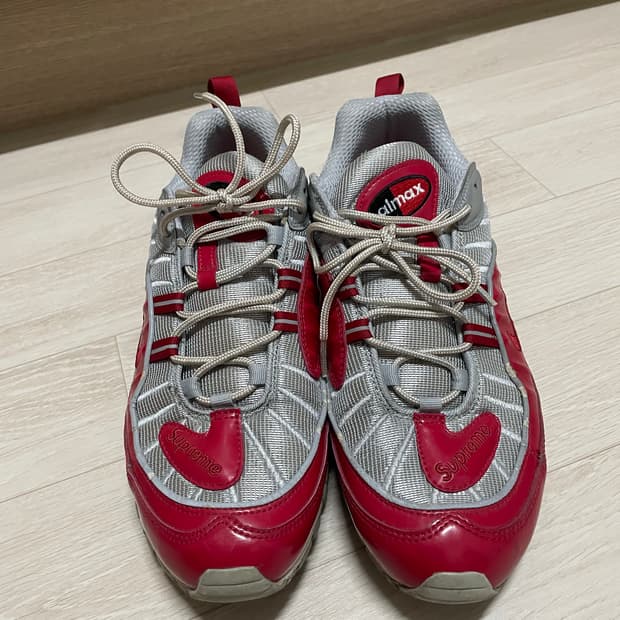 나이키 슈프림 맥스98 레드