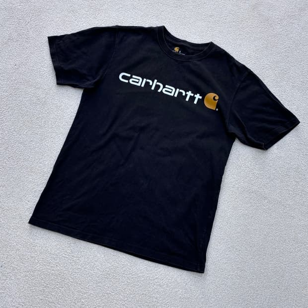 S 칼하트 코어 로고 반팔 티셔츠 0416E
