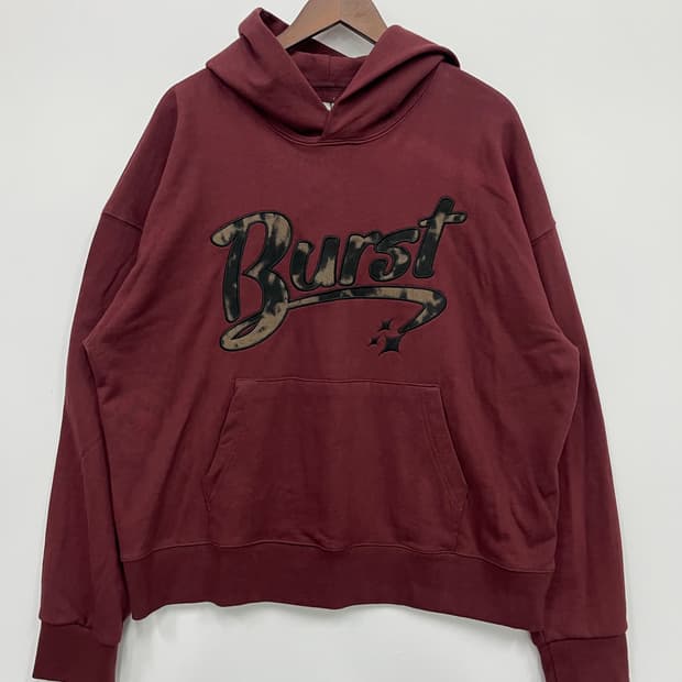에즈카톤 버건디 버스트 후드티 