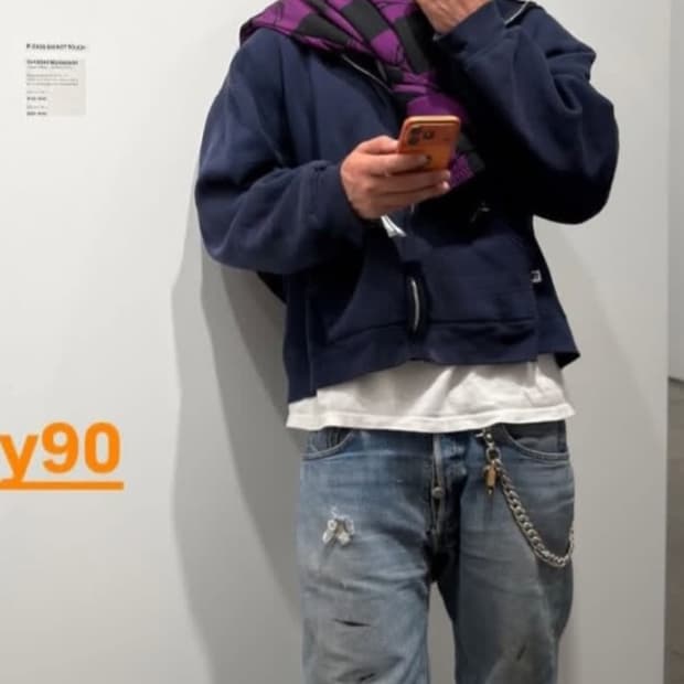 [XXL] 90s 러셀 애슬레틱 후드집업 네이비 스몰핀홀