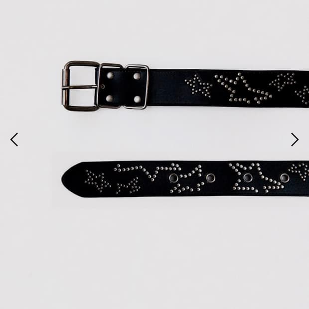 Jaded London Black Polaris Belt