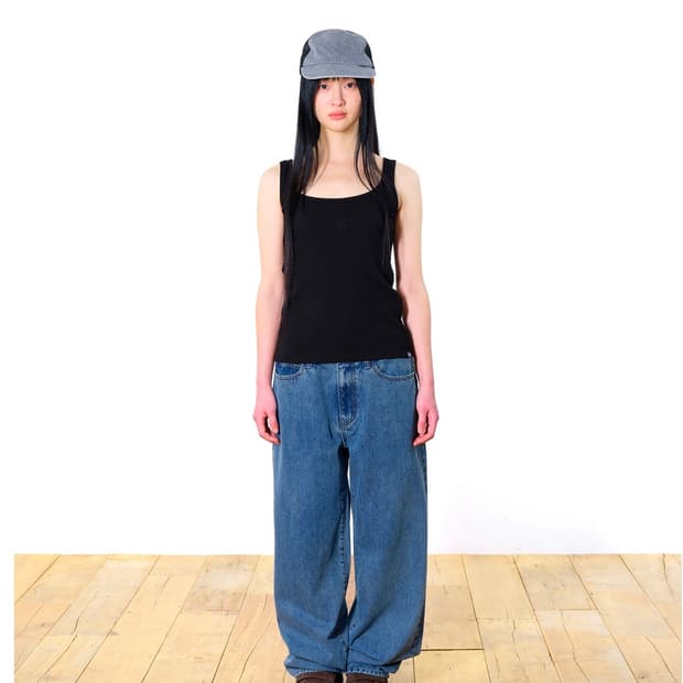 코이세이오038 BASIC DENIM PANTS BLUE M사이즈