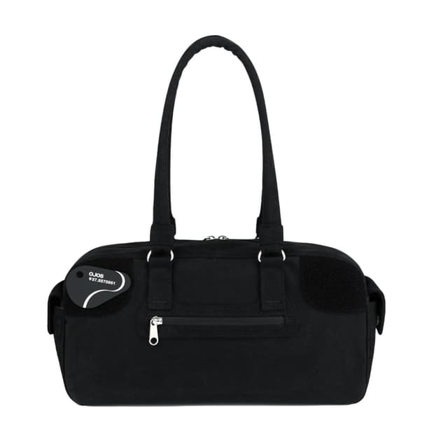 오호스 디테처블 키링 바게트 백 블랙