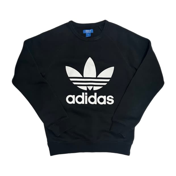 아디다스 빅트레포일 기모 크루넥 맨투맨