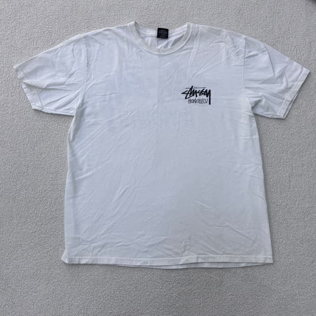 L 빈티지 반팔 티셔츠 0310E