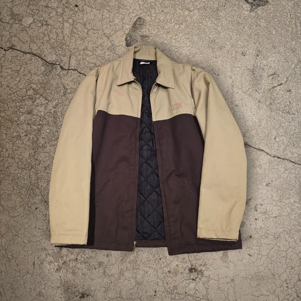 Dickies 투톤 퀼팅 워크 자켓