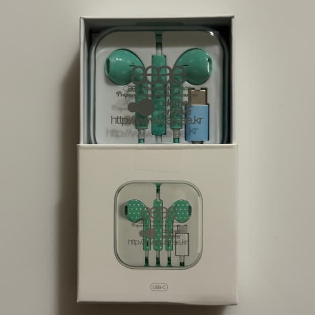 aeae 이어폰 민트