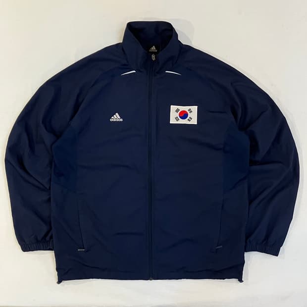 00s 아디다스 대한민국 국가대표 한국 태극기 바람막이