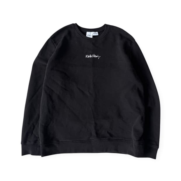 자라 x 키스해링 컬렉션 크루넥 풀오버 맨투맨 