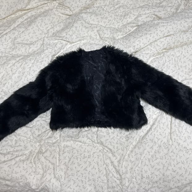 빈티지 비건 퍼자켓