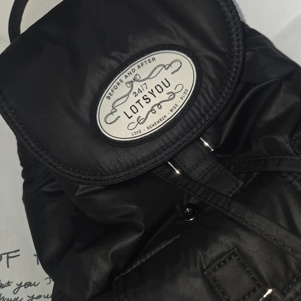 라츠유 검정백팩 (제니백)