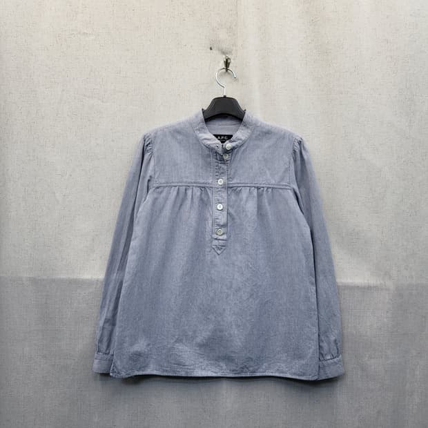 A.P.C. 스트라이프 긴팔 셔츠