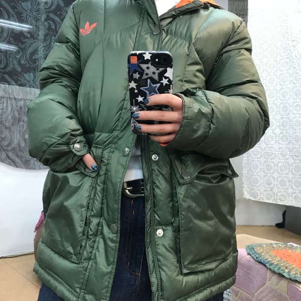 아디다스 덕다운 파이어버드 퀼팅 다운점퍼 패딩 