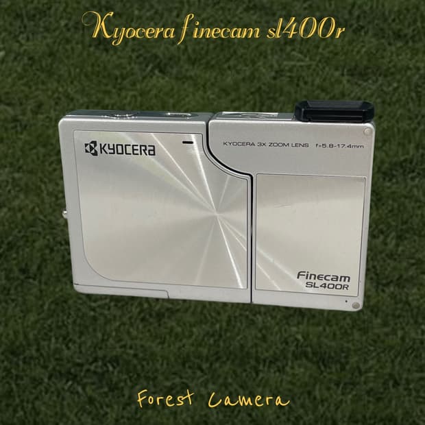 (셀카/희귀) 교세라 finecam sl400r 디지털카메라 빈티지디카