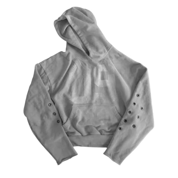 Eyelet Washed Hoodie