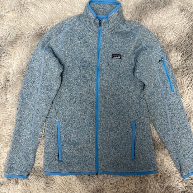 파타고니아 블루 풀집업 플리스 자켓