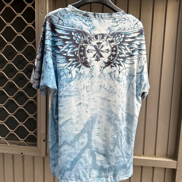 Japanese vintage cross back wing tee 