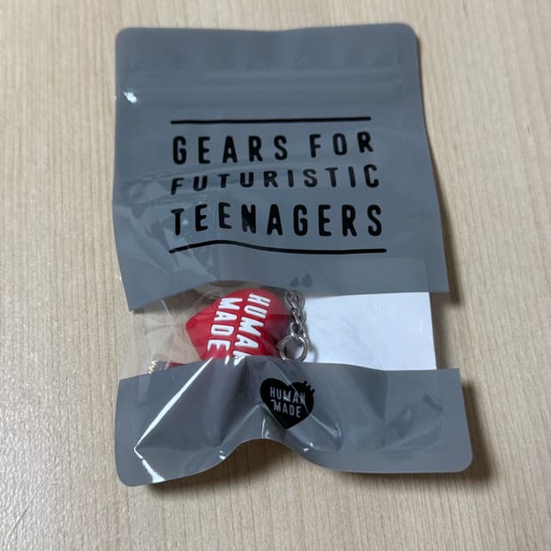 [새상품] 휴먼메이드 하트 러버 키체인