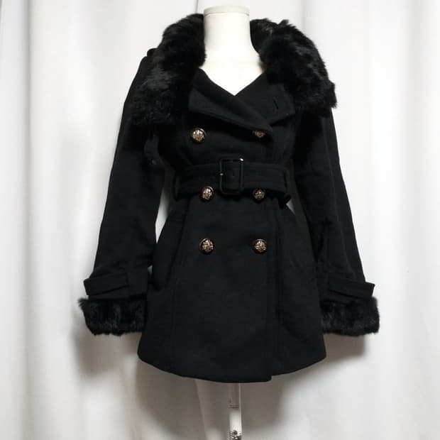 빈티지 코트 오네갸루 히메로맨틱 긱시크 공겜여주 헤이세이 y2k자켓 펑크