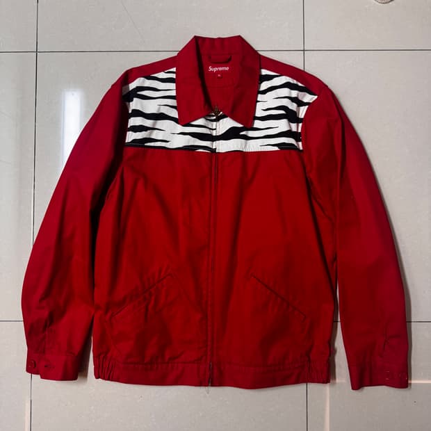 슈프림 13ss 개러지 자켓 레드 XL