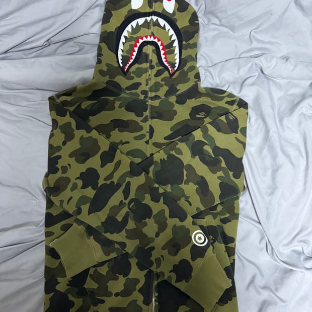 [XL] 베이프 샤크후드 녹계