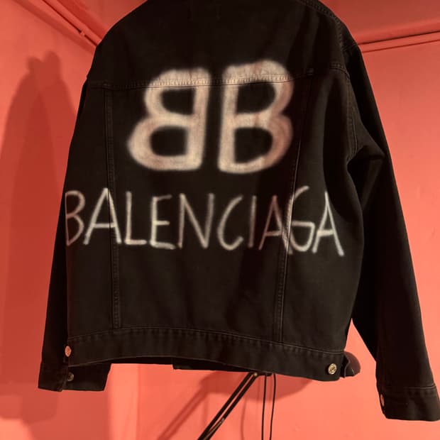 [L]발렌시아가 스프레이 데님자켓