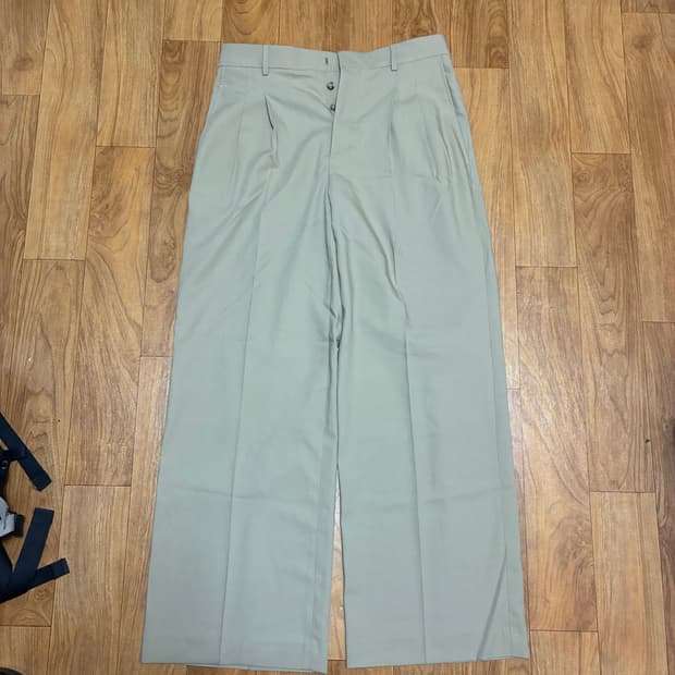 AMI Paris Low Waist Wide Trousers