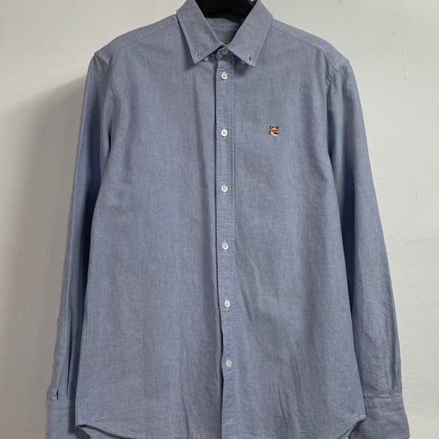 메종키츠네 폭스로고 옥스포드 셔츠 (on.562)