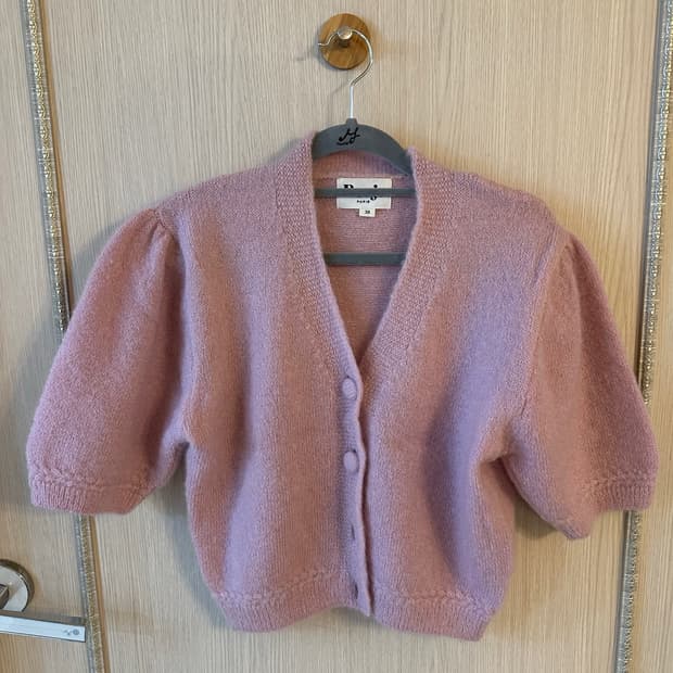 Rouje 루쥬/루즈 논노 모헤어 가디건 핑크 38 사이즈