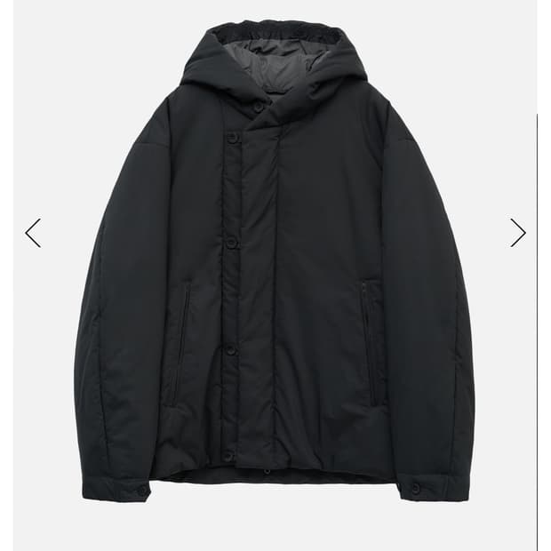 러프사이드 인슐레이션 후디드 파카 25FW 블랙