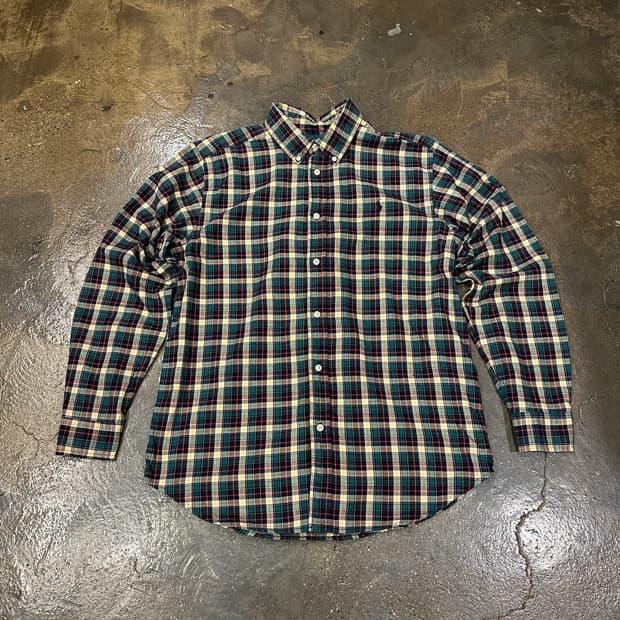 POLO 폴로 랄프로렌 체크셔츠 S