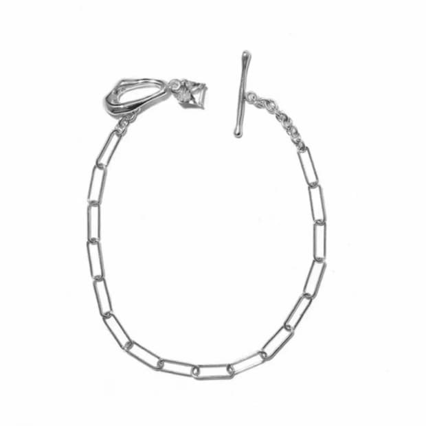 Coldframe White Topaz Bracelet. 콜드프레임 팔찌