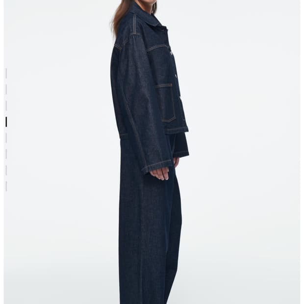 COS 코스 RAW 데님 자켓 (L사이즈)