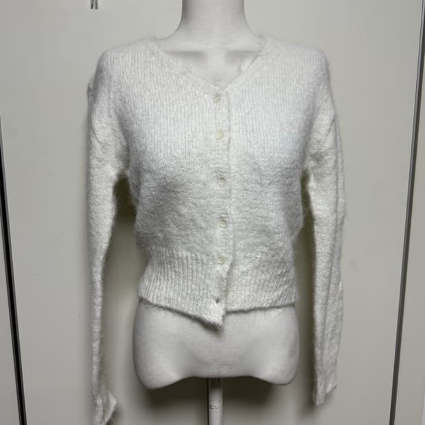 모헤어 가디건 새상품 