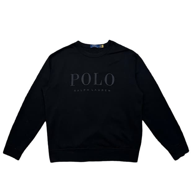 POLO RALPH LAUREN 로고 프린팅 맨투맨 L