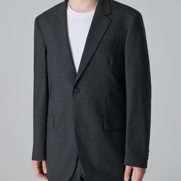 썸머울 릴렉스드 베이직 블레이저 XL (무신사스탠다드)