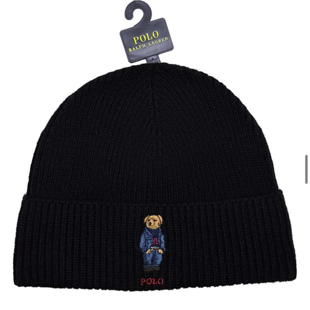 폴로 랄프로렌 베어 비니 니트 숏비니