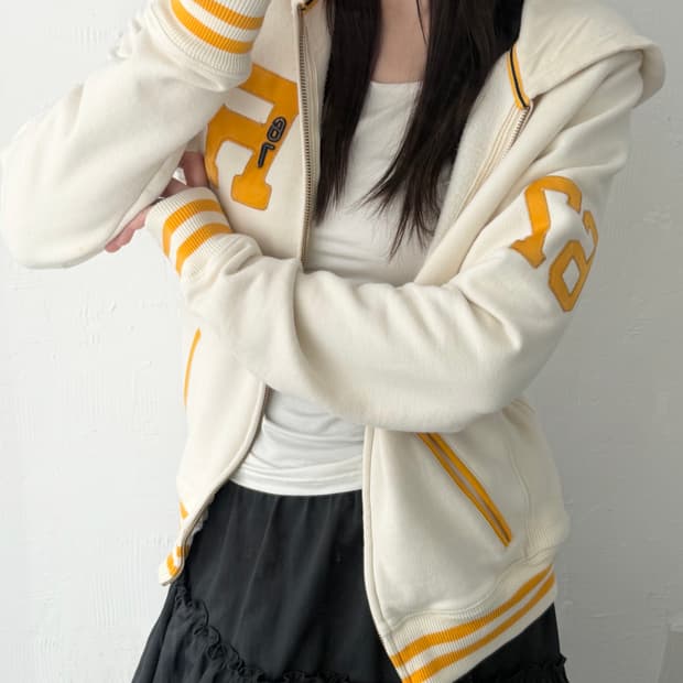 Polo Jeans 폴로 진스 넘버링 와펜 후드집업