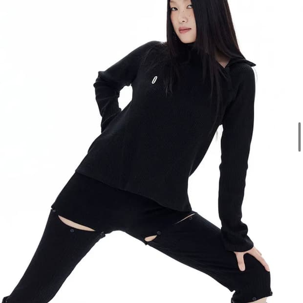 할로미늄 쓰리 파츠 개더 레깅스