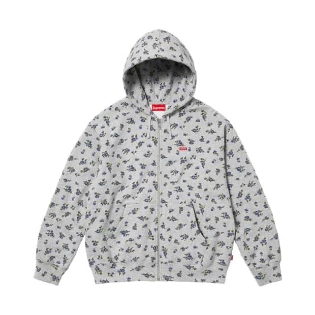 슈프림 플라워 후드집업 XL