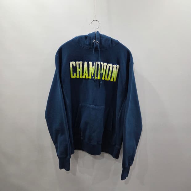 챔피온 블루택 리버스위브 기모 후드티 M 