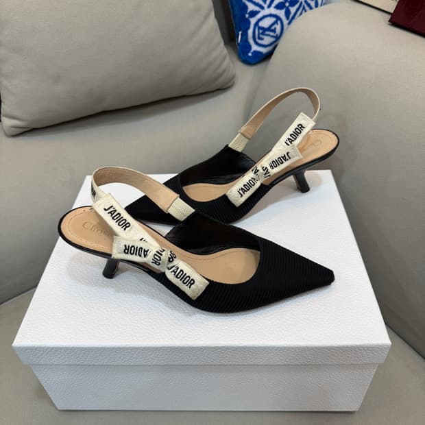 디올 자디올 펌프스 슬링백 구두 37사이즈 