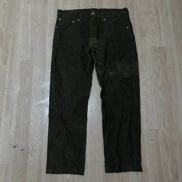 리바이스 502 화이트탭 레귤러 코듀로이 팬츠 32 