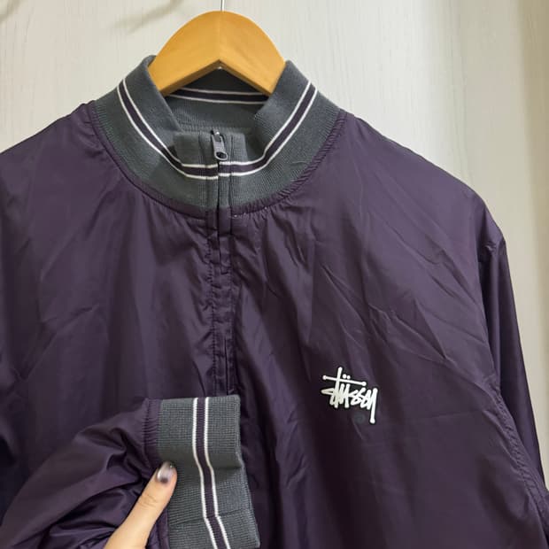 스투시 리버서블 윈드브레이커 점퍼